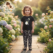Blooming Joy: The Ultimate Everyday Floral Black Outfit
