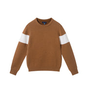 Big Kids Boys Crewneck Sweater | Burnt Orange
