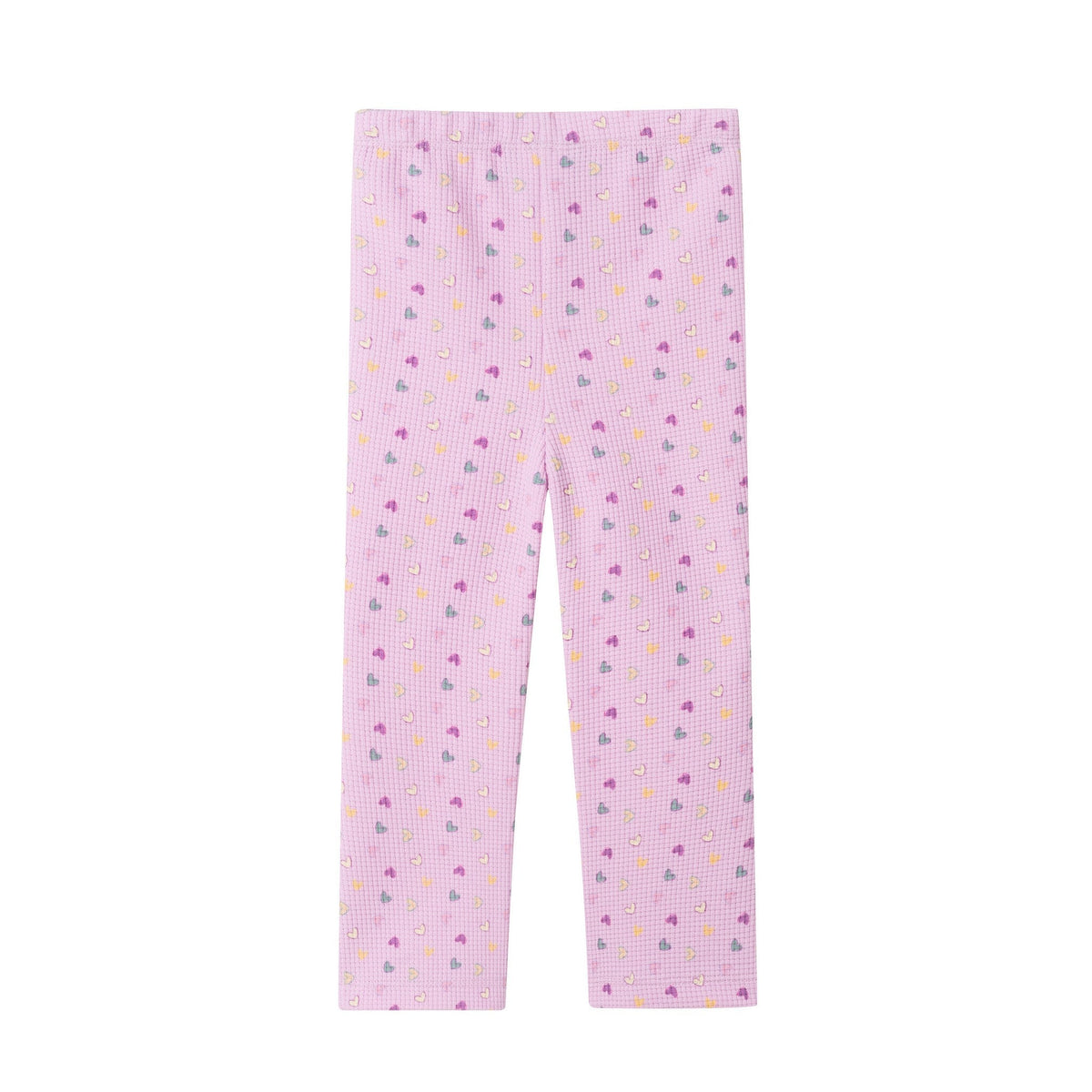 Infant Waffle Lounge Set | Pink Heart