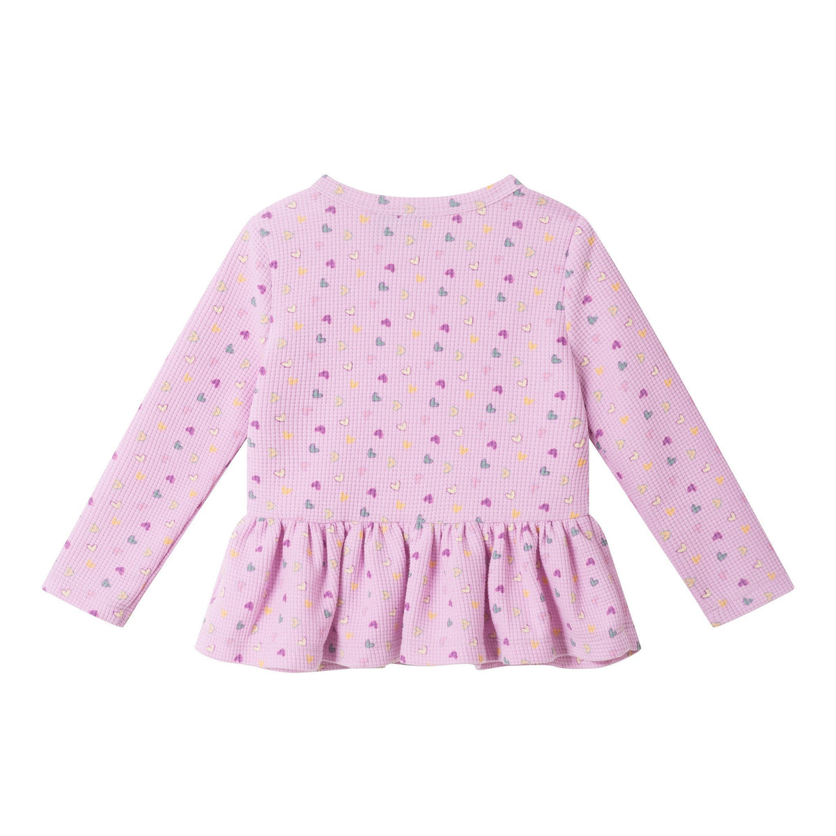 Infant Waffle Lounge Set | Pink Heart
