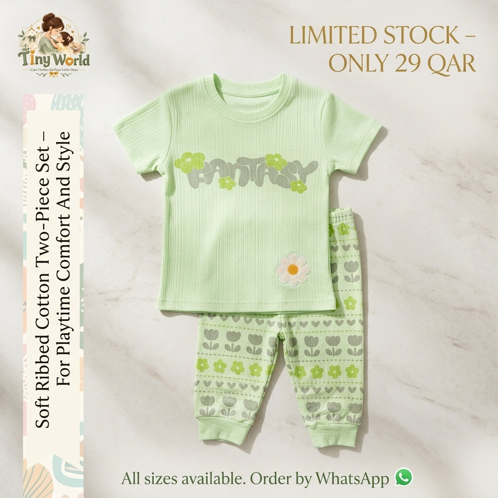 Minty Meadow: The Playful Green Garden Set