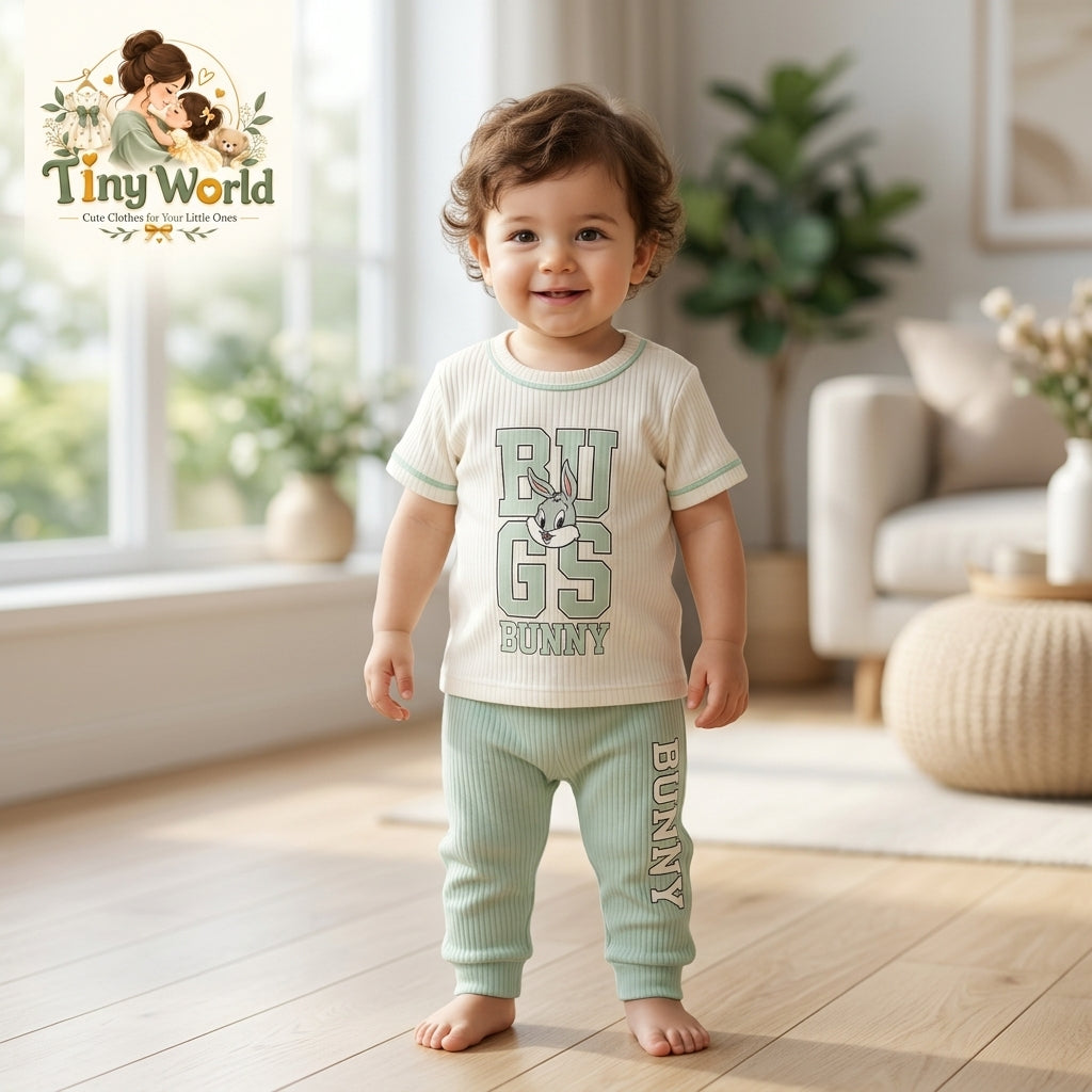Green 2 Piece Set super soft