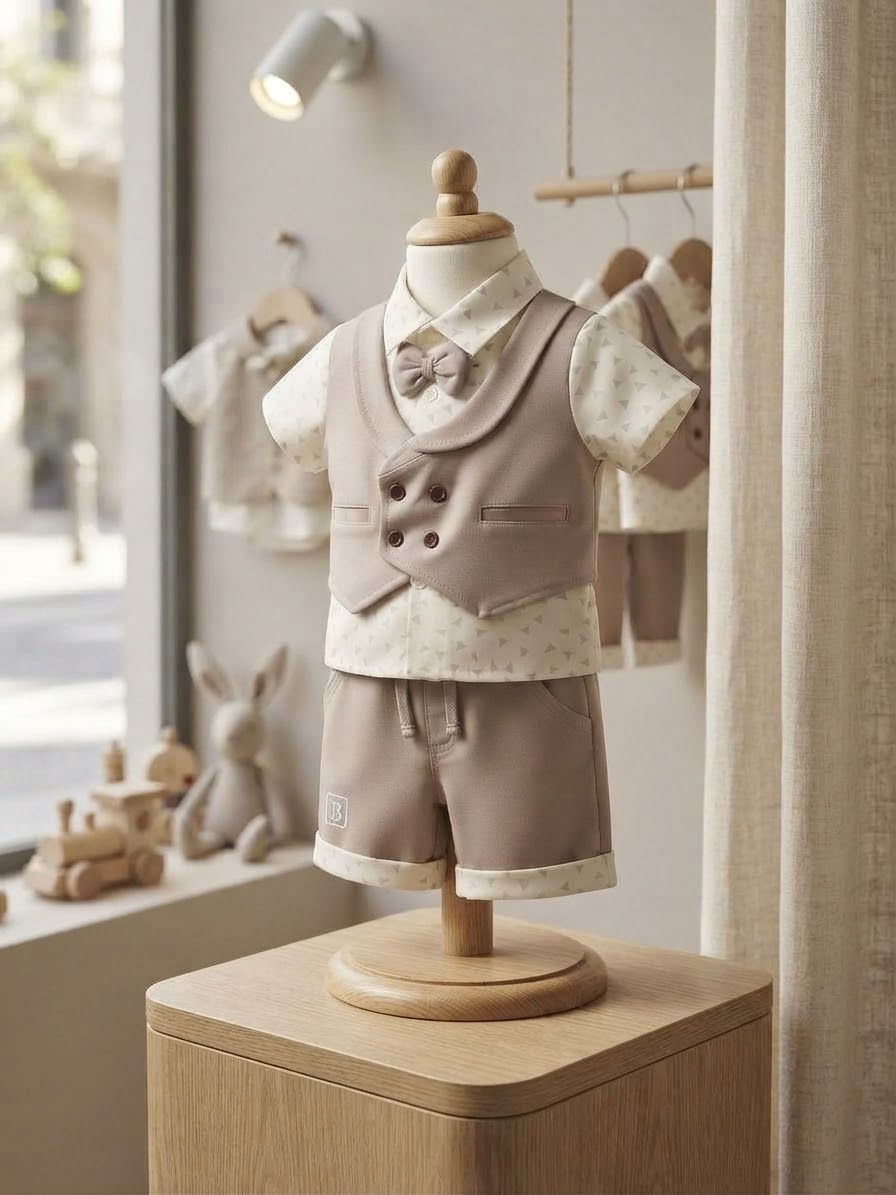 Elegant Little Gentleman 3-Piece Outfit Set