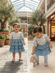 Tulip Tiered Twirl Set frock style