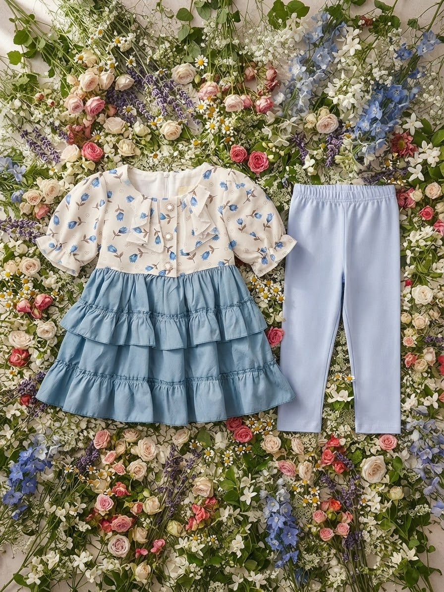 Tulip Tiered Twirl Set frock style