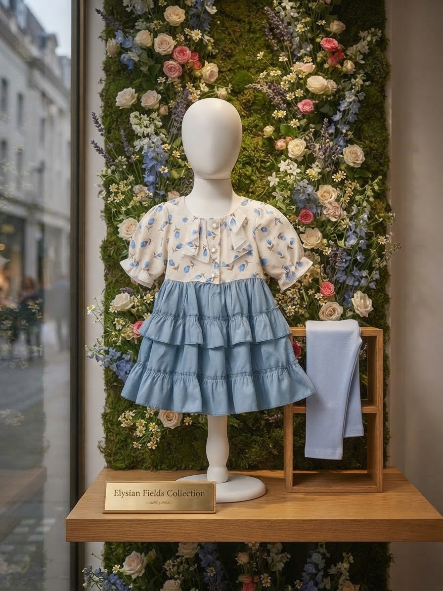 Tulip Tiered Twirl Set frock style