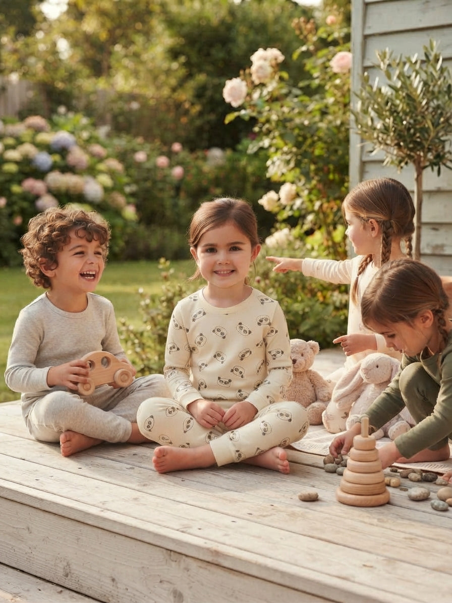 Panda Dreams Organic Cotton Pyjama Set