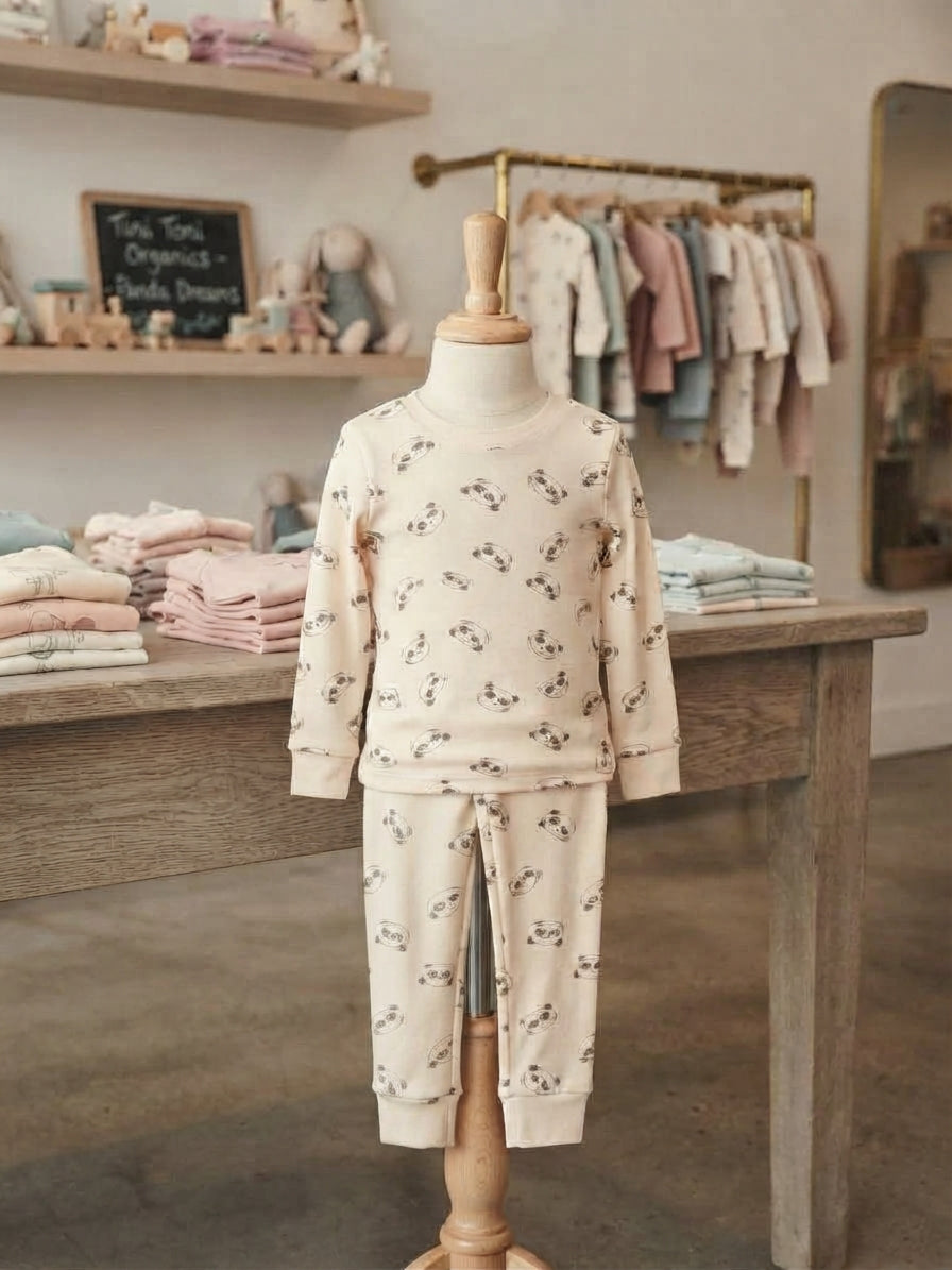 Panda Dreams Organic Cotton Pyjama Set