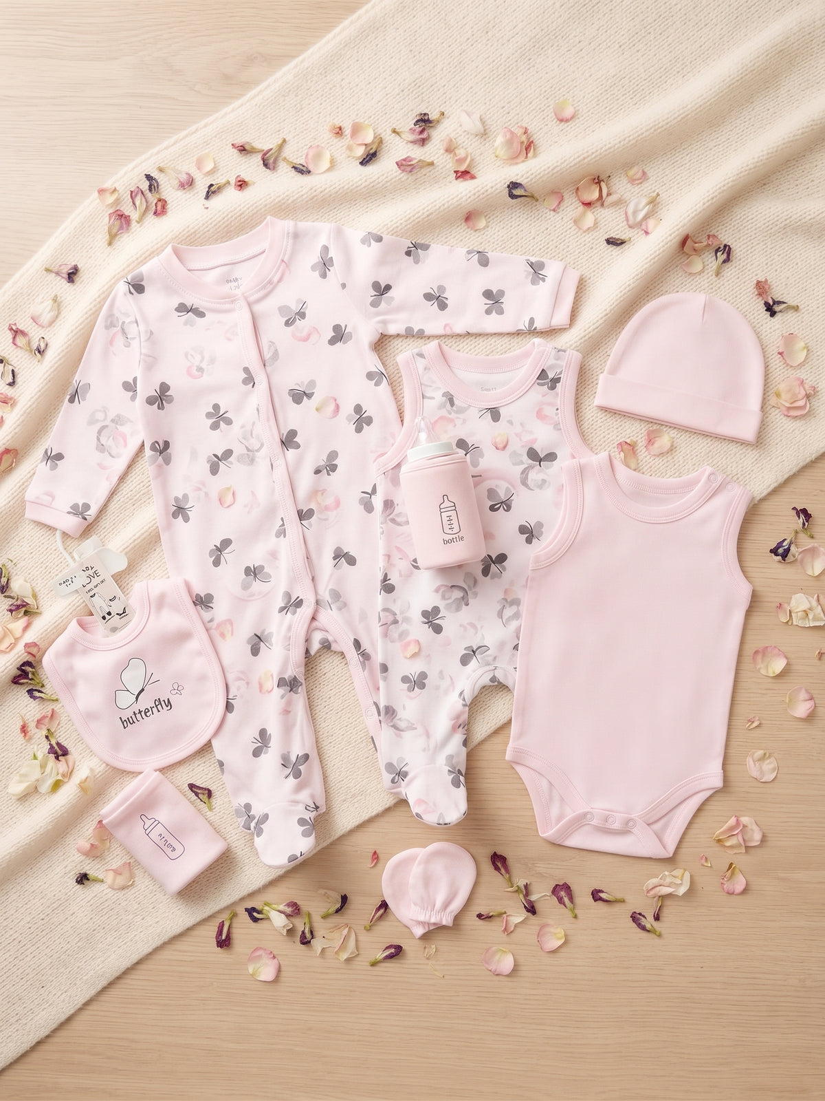 Premium Cotton Pink Romper – Effortless Comfort & Style