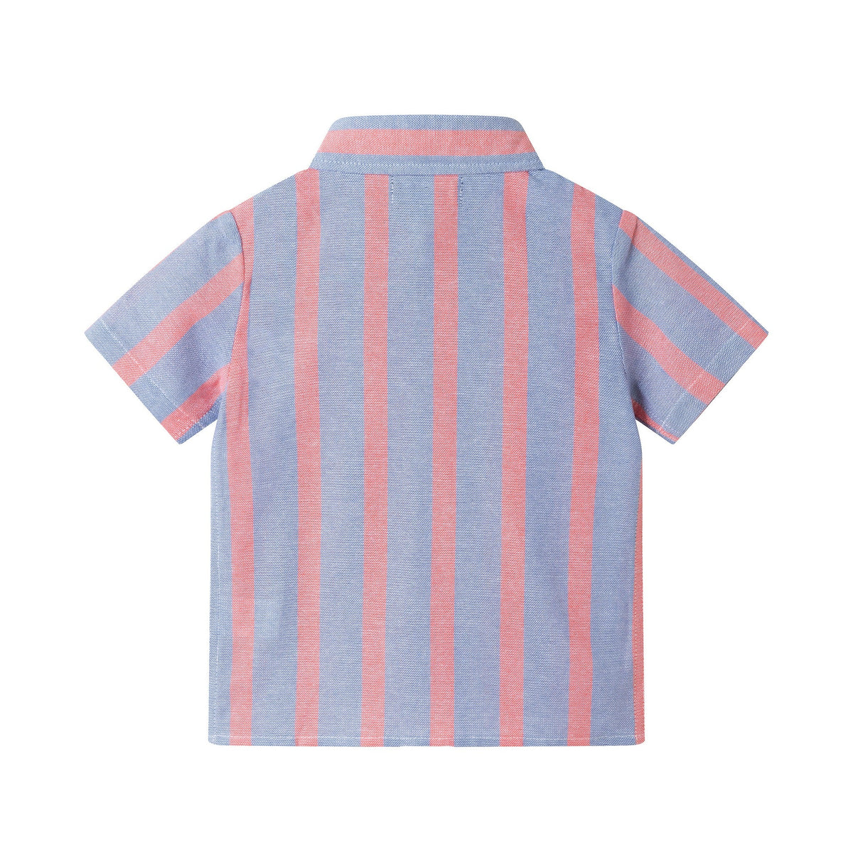 Infant Boys Airy Oxford Set | Orange Stripe