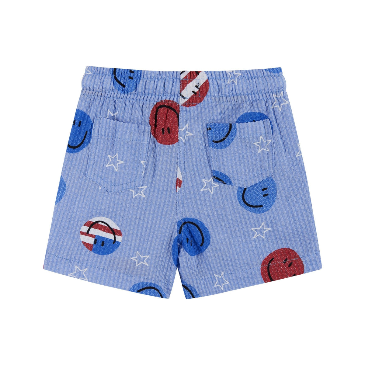 Infant Boys Short Sleeve Seersucker Set | Patriotic Smiles