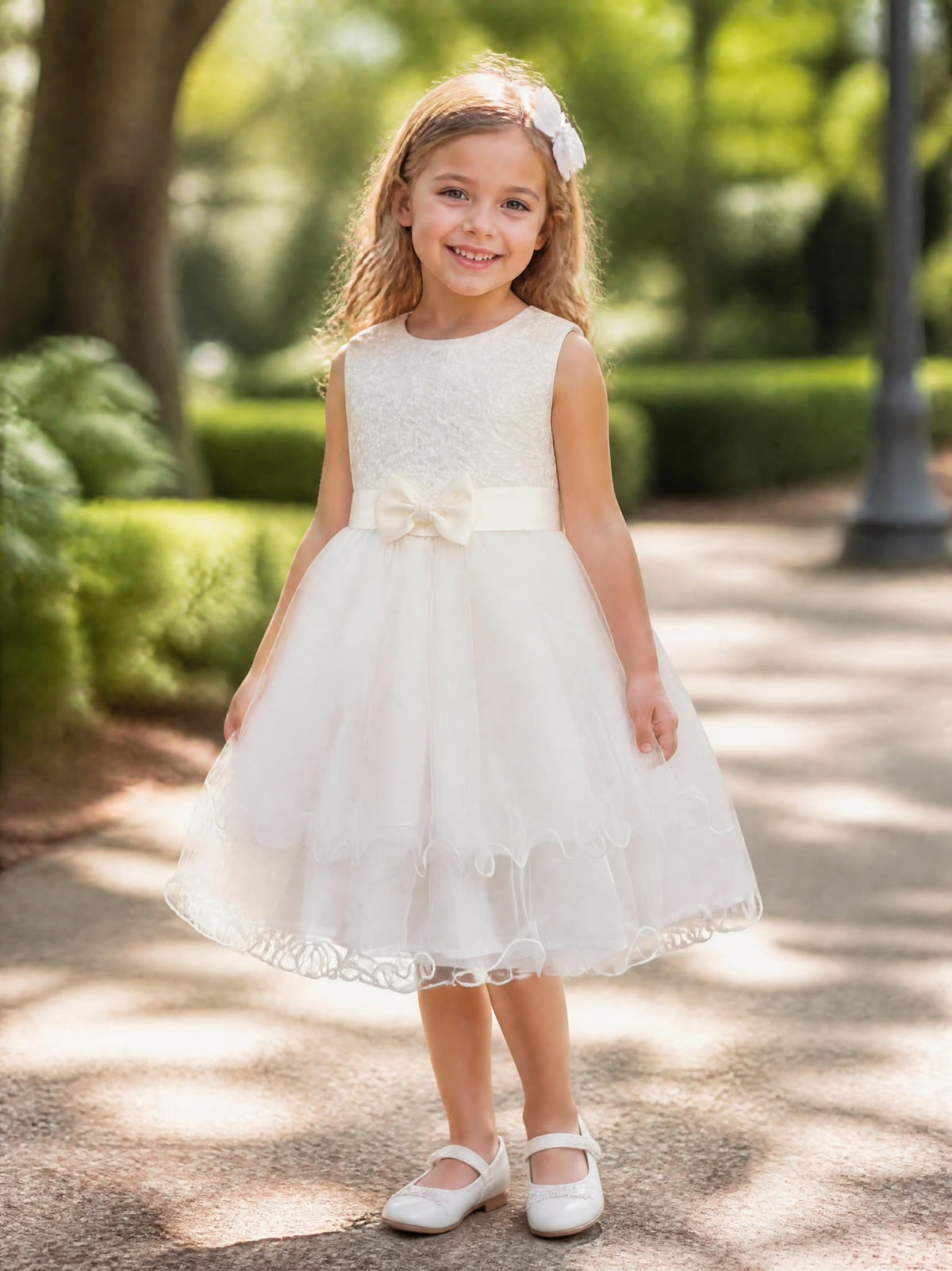 White Frock Princess Dress